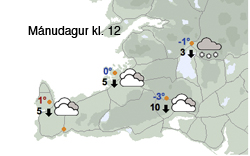 Hæg norðanátt