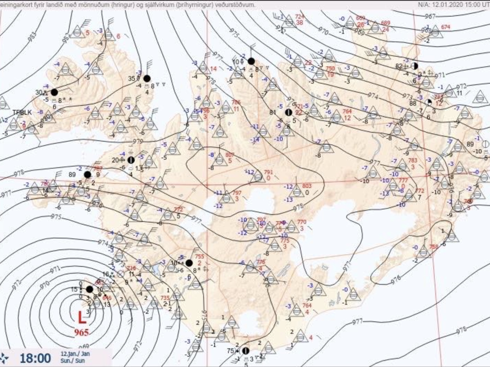 Þetta er mjög undarlegt veður!