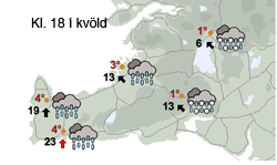 Stormur í kvöld