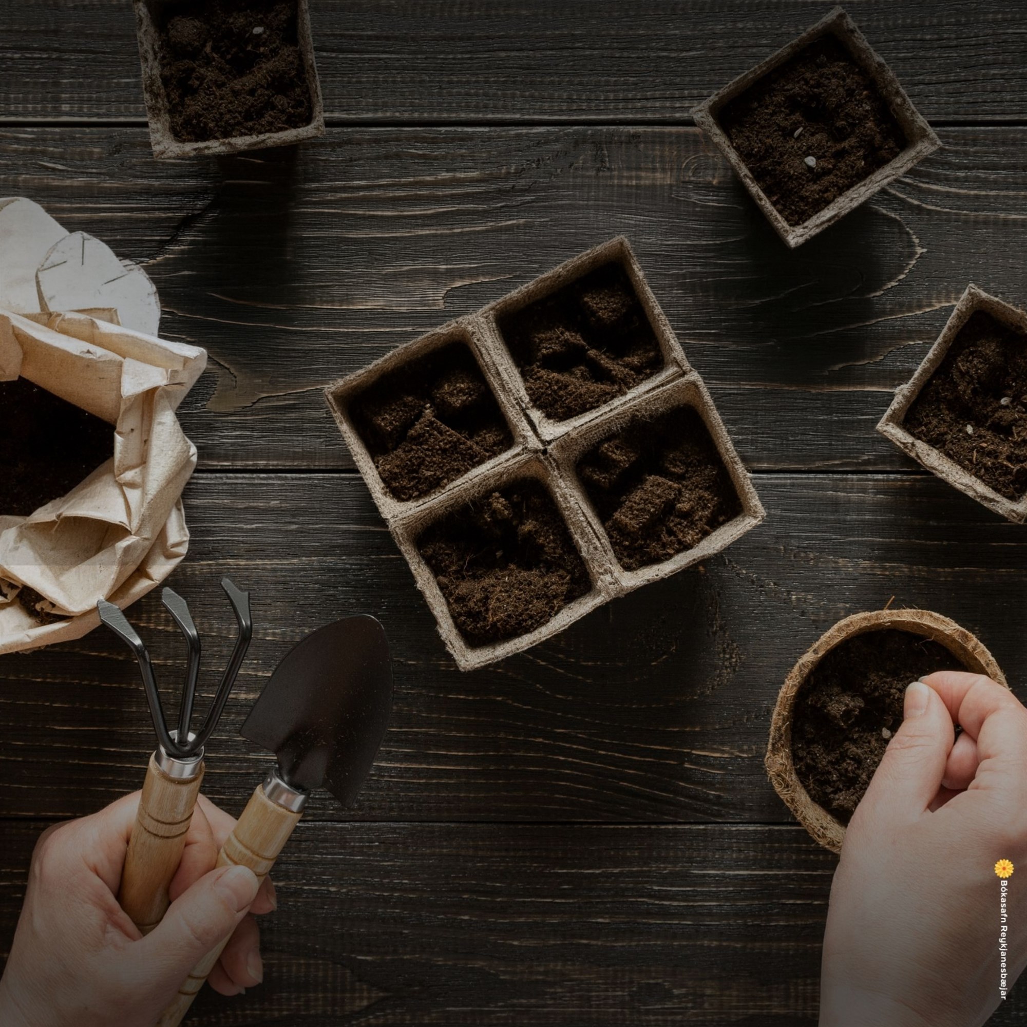 Fyrsta vetrarkynning Garðyrkjufélags Suðurnesja í samstarfi við Bókasafn Reykjanesbæjar