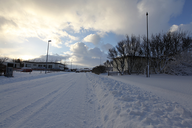 Sól og frost í dag
