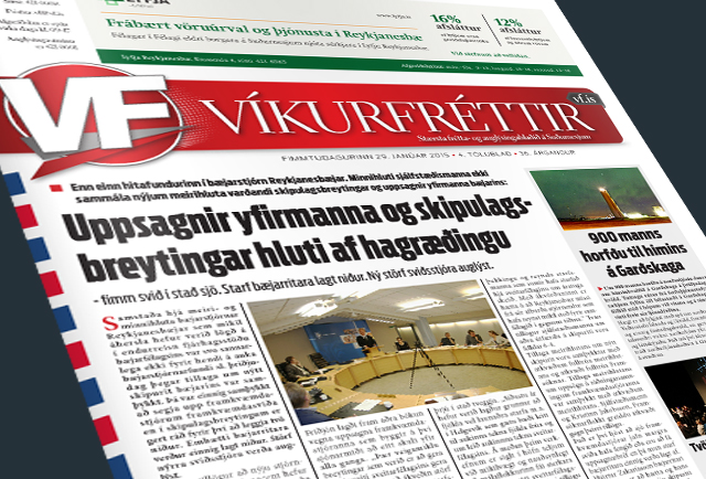 Rafrænar Víkurfréttir komnar á netið