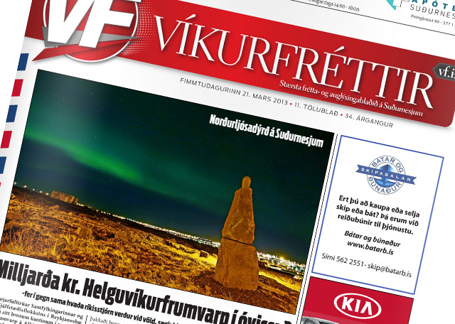 Hér getur þú lesið Víkurfréttir í dag