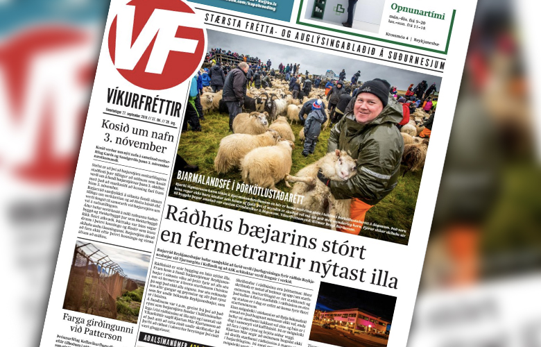 Hér eru Víkurfréttir í dag