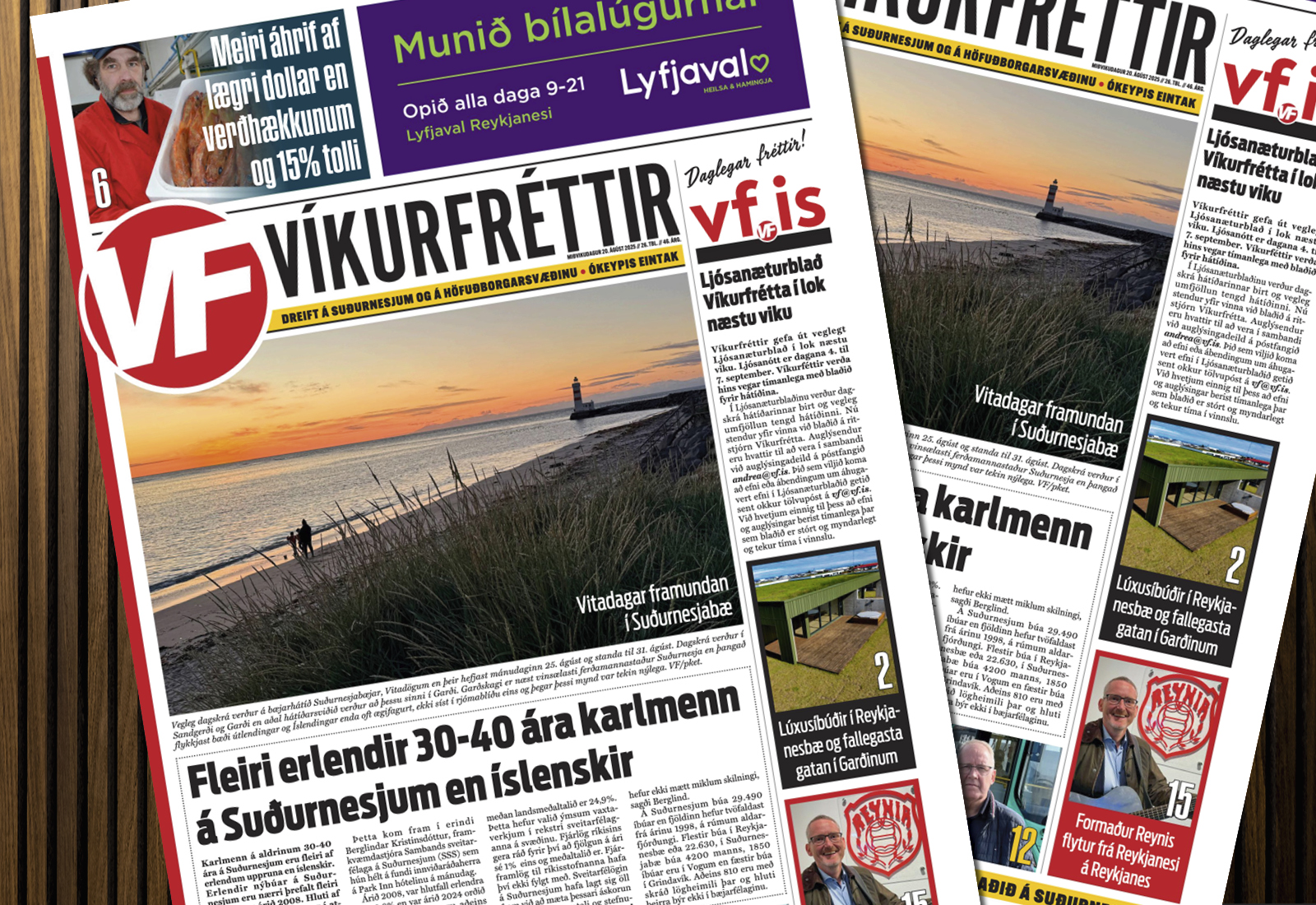 Hér er blað vikunnar frá Víkurfréttum