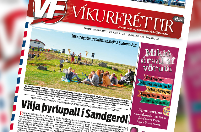 Rafræn veisla frá Víkurfréttum