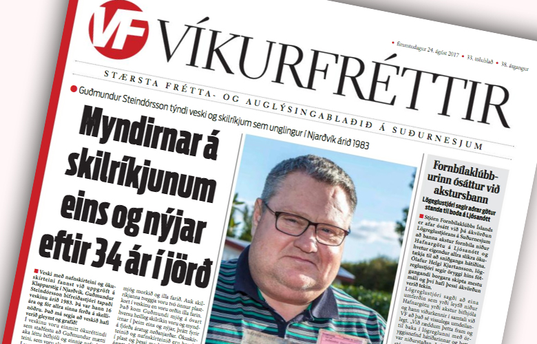 Skilríkin eins og ný eftir 34 ár í jörð