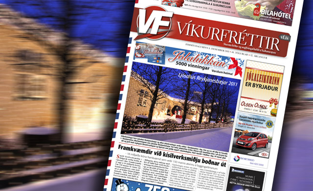 Dreifing Víkurfrétta gengur erfiðlega vegna ófærðar