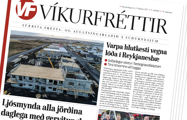 Mikil umsvif á fasteignamarkaði - Nýjar Víkurfréttir má lesa hér