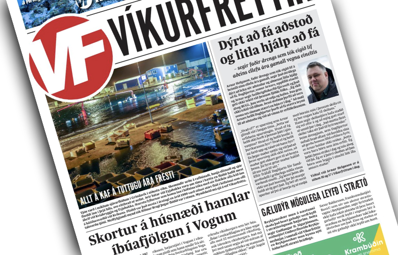 Hér eru Víkurfréttir í dag