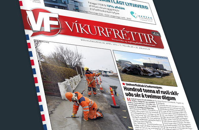 24 síður í dag - hér sækir þú Víkurfréttir