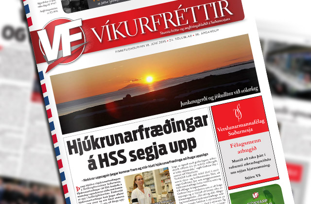 Sjóðheitar Víkurfréttir úr prentun