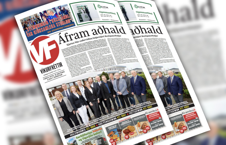Hér eru Víkurfréttir í dag