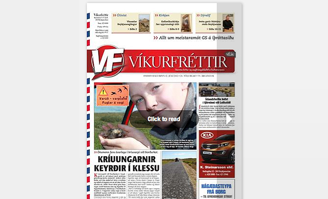 Hér getur þú lesið blað vikunnar