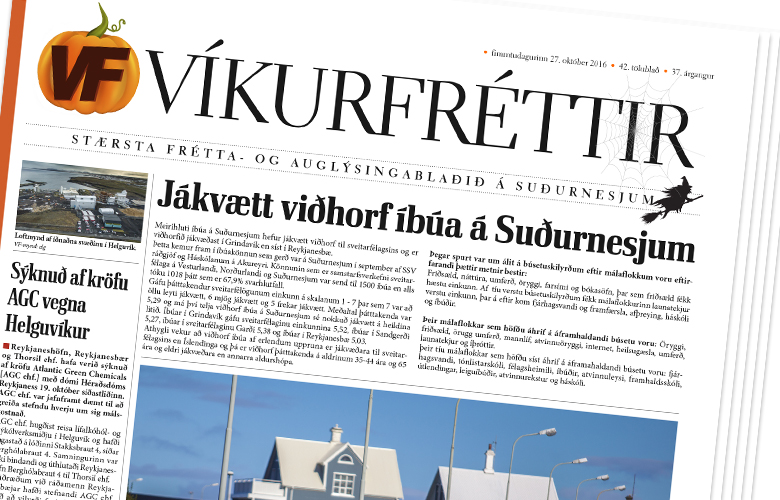 Sjóðheitar kosninga-Víkurfréttir komnar á vefinn