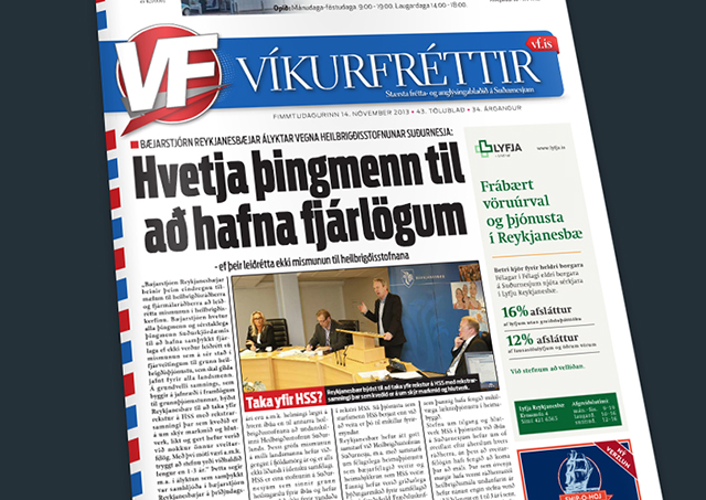 Hér lestu Víkurfréttir í dag
