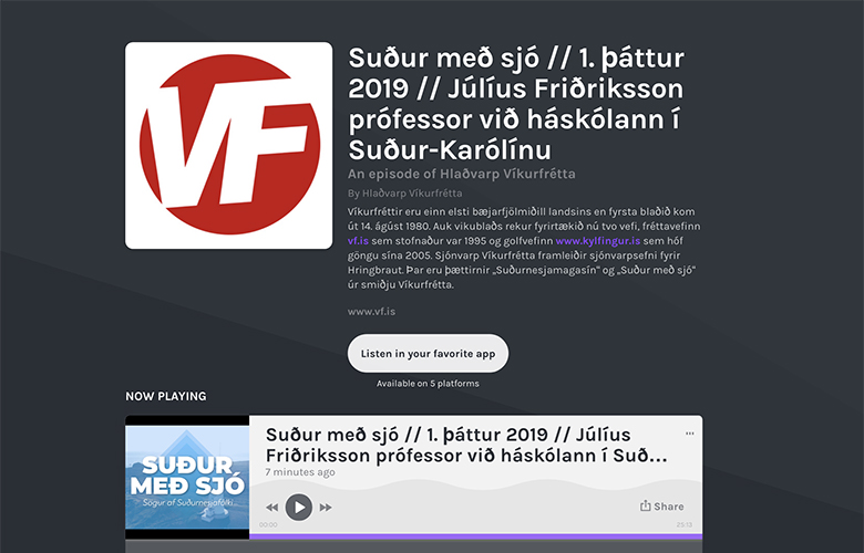 Suður með sjó líka í Hlaðvarpi Víkurfrétta