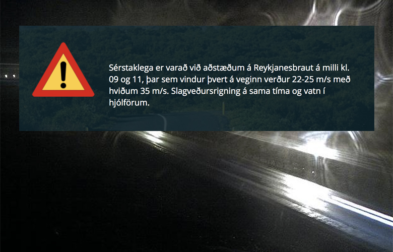 Áríðandi tilkynning vegna Reykjanesbrautar