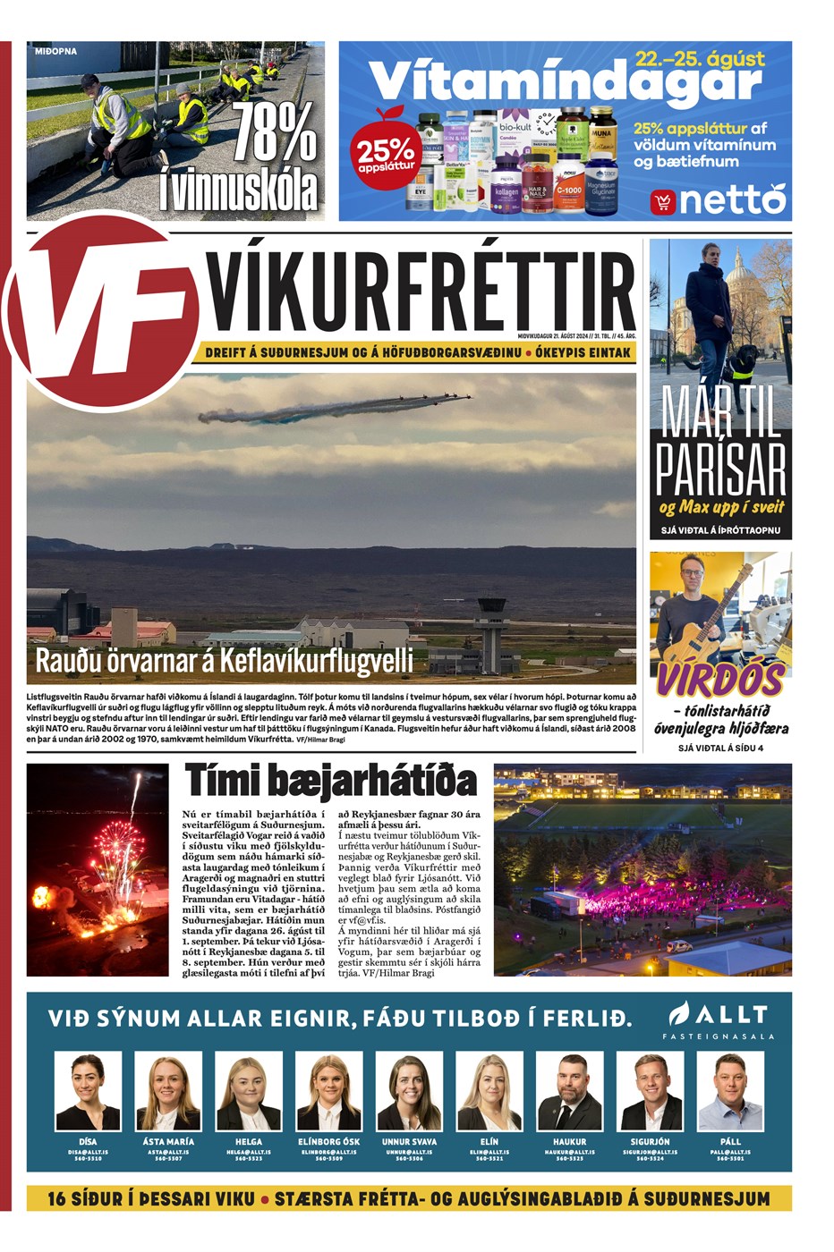 Víkurfréttir 31. tbl. 45. árg.