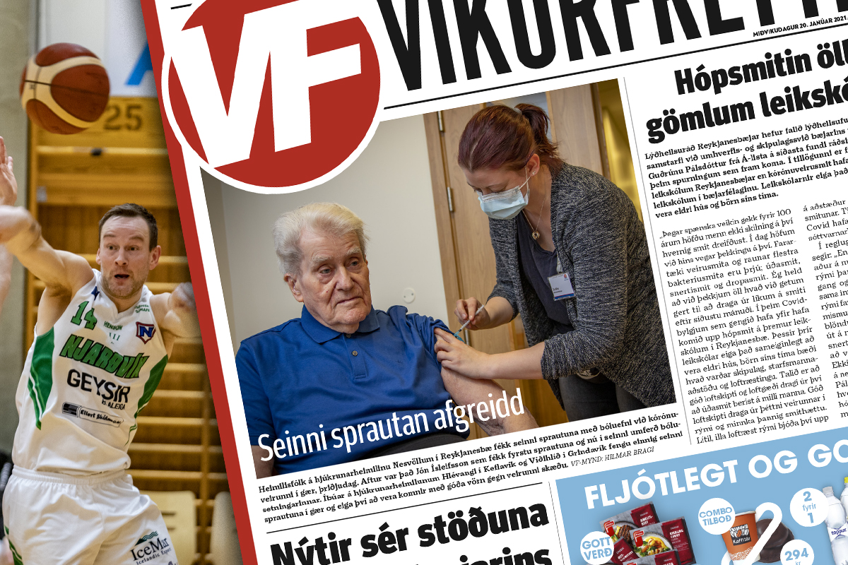 Spriklandi ferskar Víkurfréttir komnar í prentun