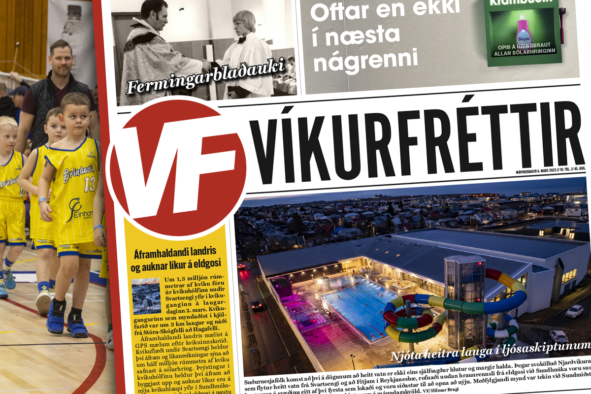 Hér eru Víkurfréttir vikunnar – 24 síður í þessari viku