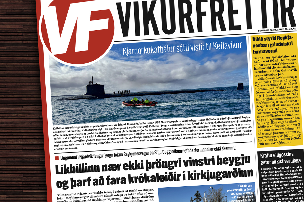 Hér er rafræn útgáfa Víkurfrétta