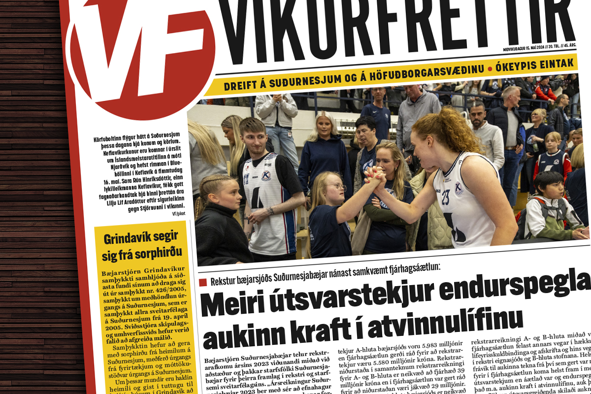 Víkurfréttir komnar út rafrænt