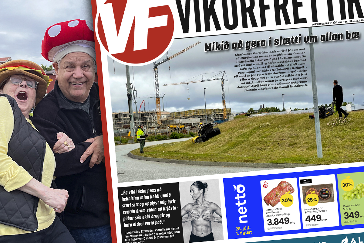 Víkurfréttir vikunnar eru komnar í loftið