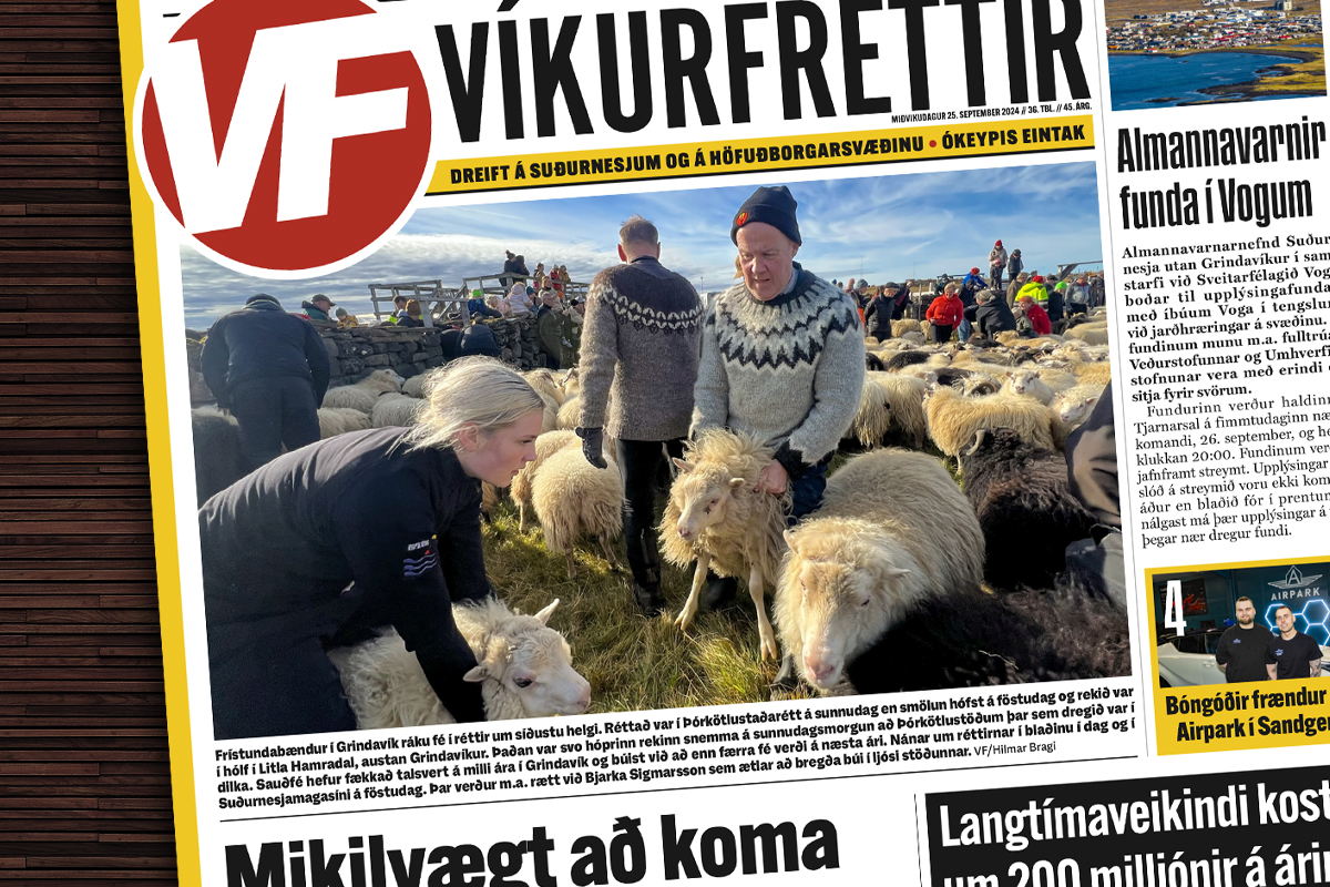 Hér eru Víkurfréttir vikunnar