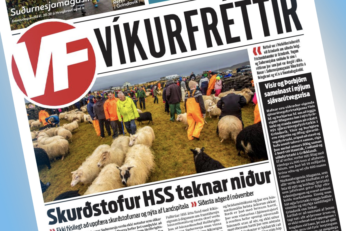 Hér eru Víkurfréttir í þessari viku