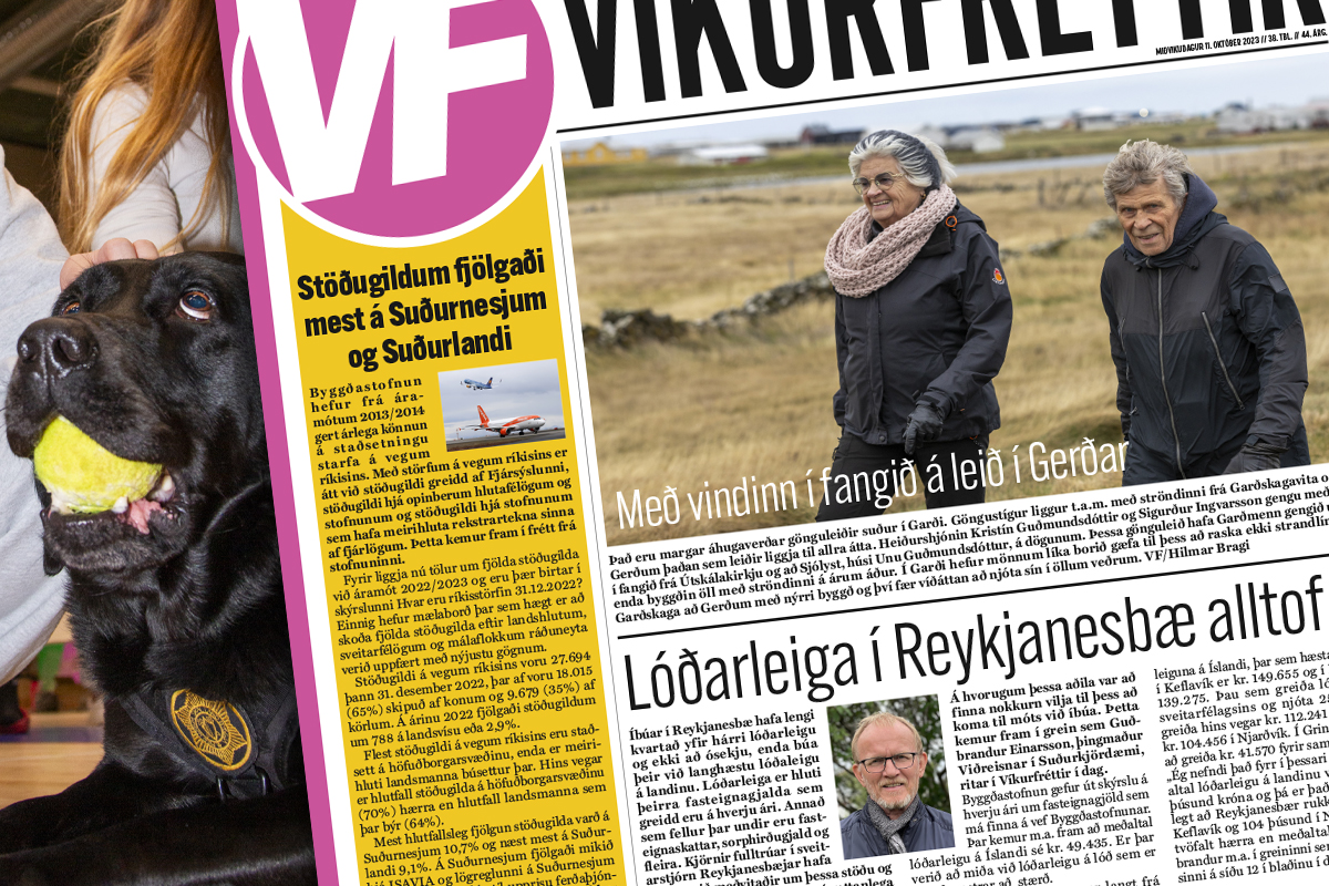 Ferskar Víkurfréttir í bleikum október