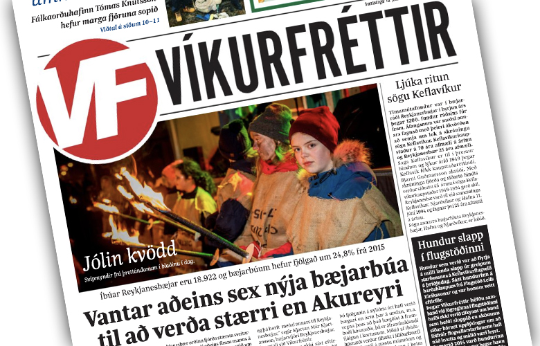 Hér eru Víkurfréttir í dag