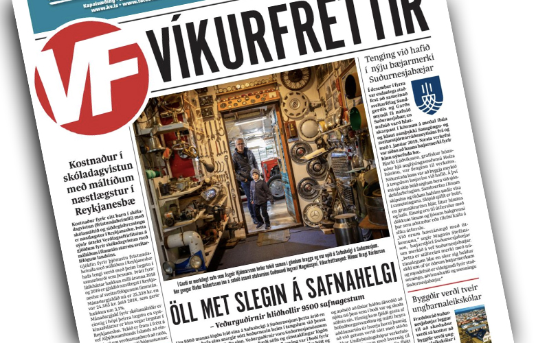 Hér eru Víkurfréttir í dag