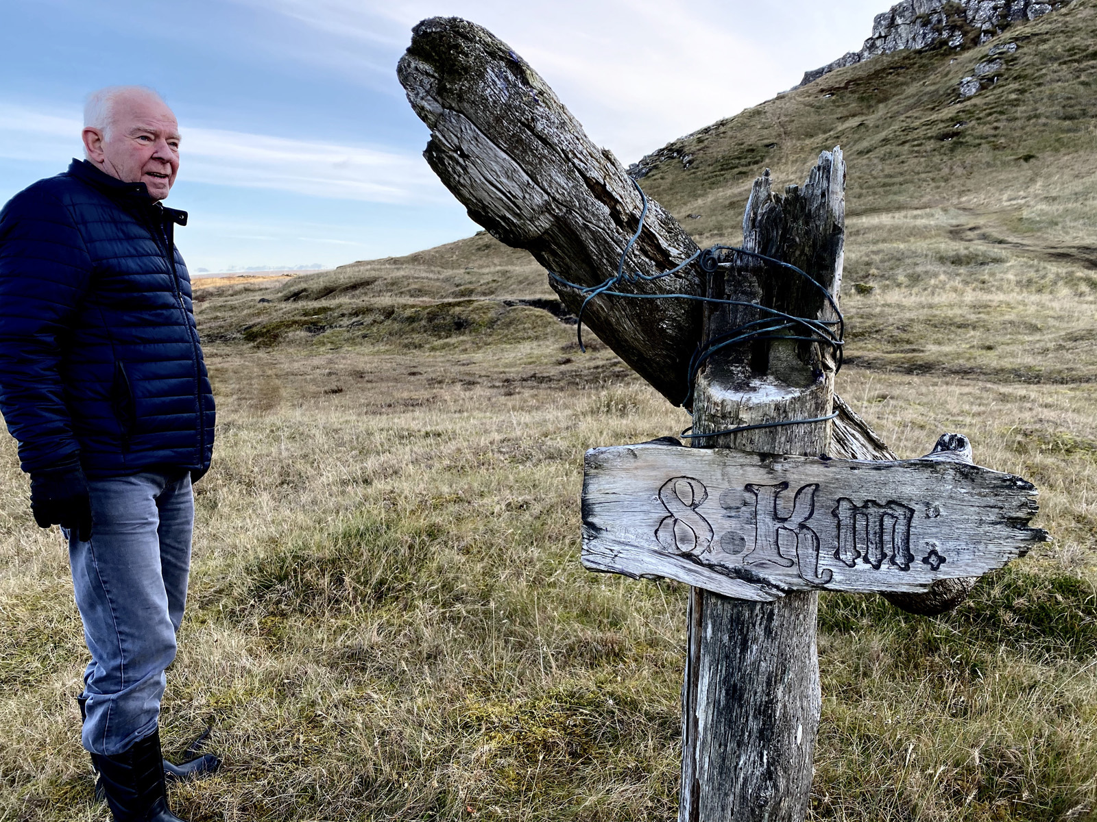 Myndaði nýja skriðu án þess að verða var við skjálftann