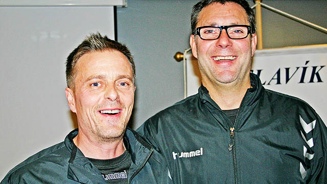 Hressileg fyrsta æfing hjá Willum og Þór